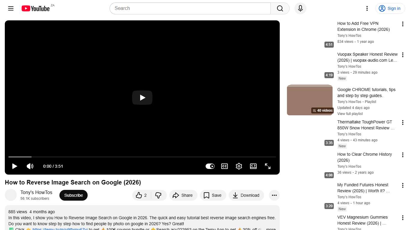 How to Reverse Image Search on Google (2026) - YouTube