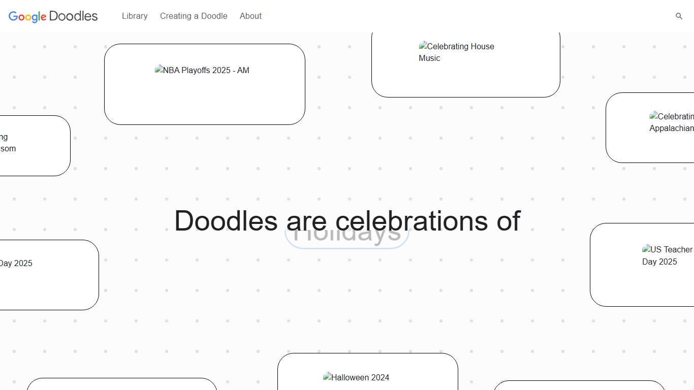 Google Doodles - Google’s Search Logo Changes for Every Occasion